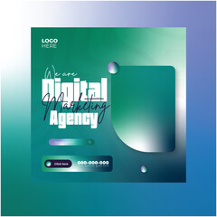 Modern Digital Agency Web Banner
