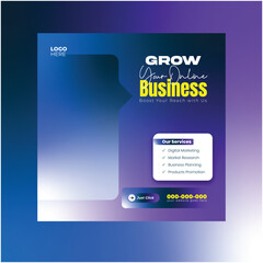 Business Consulting Agency Banner Layout
