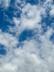 blue sky with clouds