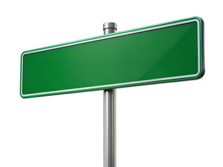 green road sign with arrow