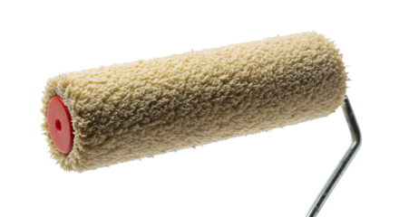 roller brush isolated on white background