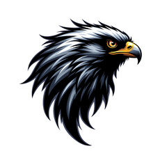 Obraz premium Majestic eagle with striking features.