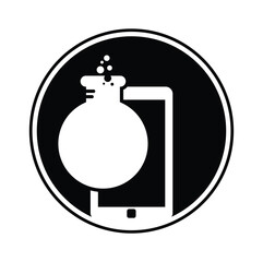 Mobile Lab Logo Template Design.