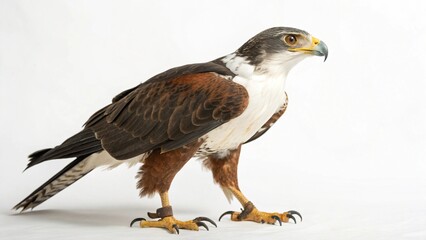 Obraz premium white-throated-hawk isolated on white background