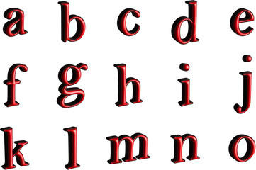 3D Text Effects (Vibrant ) – Premium Red Beveled Simple Letters Ideal for logos, titles, and emphasis work for: Social media headers & ads Print designs Any project needing bold, dimensional text