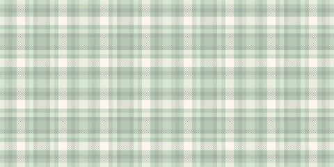 Subtle sage green and white plaid pattern. Perfect for textile design, website backgrounds, or packaging.  Evokes feelings of calmness and serenity.