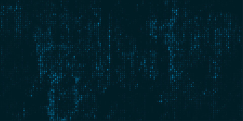 A stream of binary matrix code on the screen. numbers of the computer matrix.