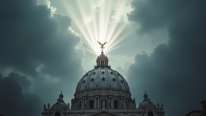 The Holy Spirit in the form of a dove in the Vatican