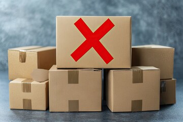 Rejected shipment;  Rejected package;  Return shipping;  Failed delivery;  Damaged goods;  Shipping issues;  Return label;  Shipping box;  Return problems;  Shipping error