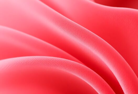 close up view of a red fabric