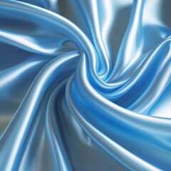 Fototapeta premium a high-resolution image featuring luxurious, flowing Royal Blue silk fabric. The texture should be smooth and soft with realistic highlights and shadows
