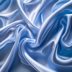  a high-resolution image featuring luxurious, flowing  Royal Blue silk fabric. The texture should be smooth and soft with realistic highlights and shadows