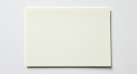 Blank Cardstock Paper for Mockup Template