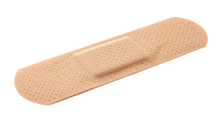 adhesive bandage on white background