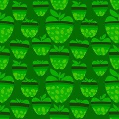 Summer fruit seamless apples pattern for wrapping paper and fabrics and linens and kids clothes print