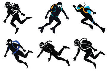 Scuba Diving Exploration Vector Design