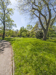 Landscape of Boris Garden in city of Sofia, Bulgaria