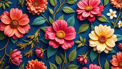 Intricate woven floral tapestry, seamless repeat, tapestry pattern, repeat texture