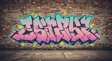 Retro 80s Graffiti Letter Design