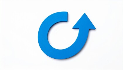 Blue Arrow Combined with Shape &ndash; A Unique and Minimalist Design