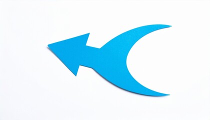 Blue Arrow Combined with Shape &ndash; A Unique and Minimalist Design