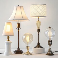 light bulb on the table