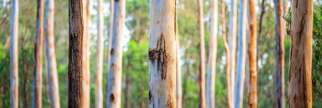 photo of eucalyptus trees - Powered by Adobe