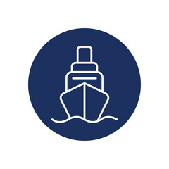Shipping icon vector stock illustration