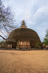 Rankoth Vehera, large stupa built by King Nissanka Malla in Polonnaruwa, Sri Lanka, historic Buddhist site