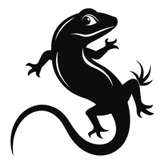 Obraz premium lizard on white background