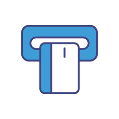 Atm icon vector stock illustration
