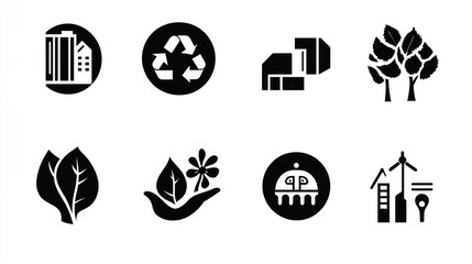 Urban Eco Icons Set (1)