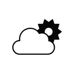 Weather icon vector stock illustration