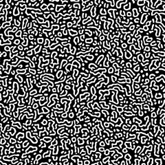 Vector Generative algorithm psychedelic background. Reaction-diffusion or turing pattern formation. Organic lines in memphis. Unique texture of homogeneous, uniform state in biological organisms.