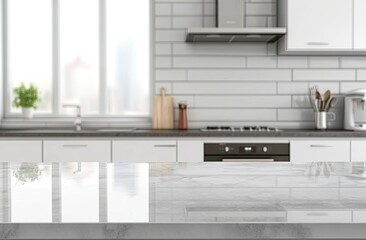 Modern kitchen interior, clean design