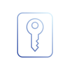 Car Key icon vector stock illustration