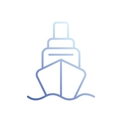 Shipping icon vector stock illustration