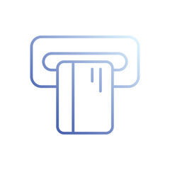 Atm icon vector stock illustration