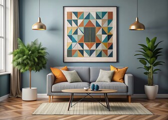 Abstract Geometric Wall Art Printable Modern Minimalist Home Decor Wallpaper Cover Design