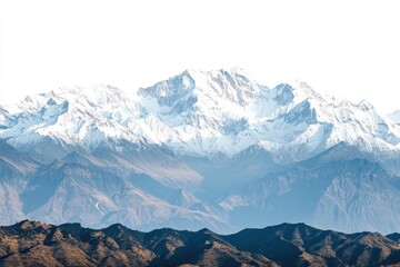 Majestic snow-capped peaks