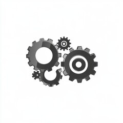 A collection of interlocking gears representing teamwork and machinery.