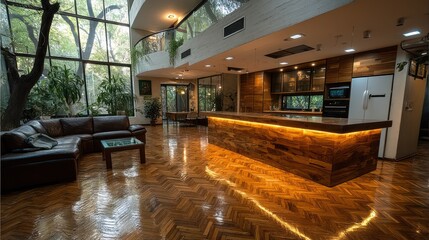 Modern Open-Concept Kitchen