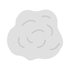 Snowball flat icon