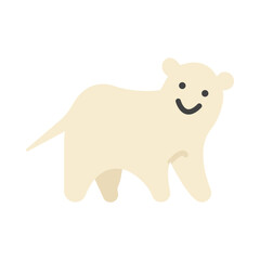 Polar Bear flat icon