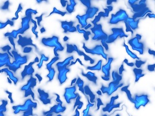 An abstract background with a flowing, marbled pattern in shades of blue and white, creating a cool, calming effect.