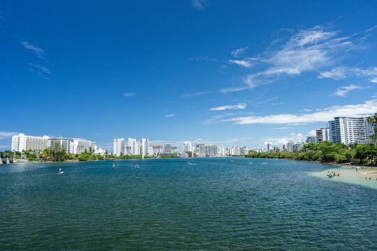 The Condado Lagoon in San Juan Puerto Rico 