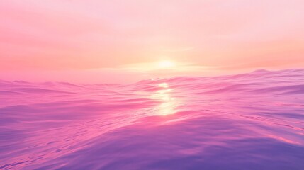 Obraz premium A high-definition background featuring gentle ocean waves under soft twilight