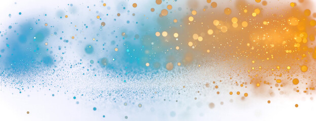 Obraz premium PNG Blur abstract glitter gradient background vibrant lights blue.