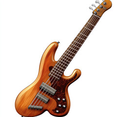 acoustic guitar isolated on white