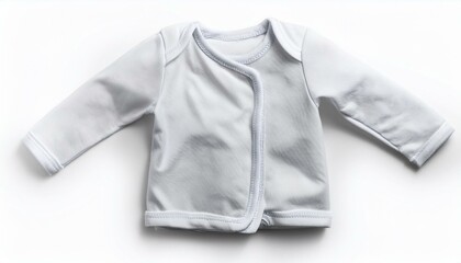 Fototapeta premium Infant's white long-sleeve shirt